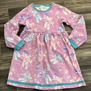 Matilda Jane Girl’s Pink Ballerina Long Sleeve Dress size 8